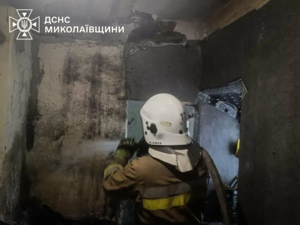 На Миколаївщині за добу зафіксували три пожежі: горів будинок, вантажівка та сміття