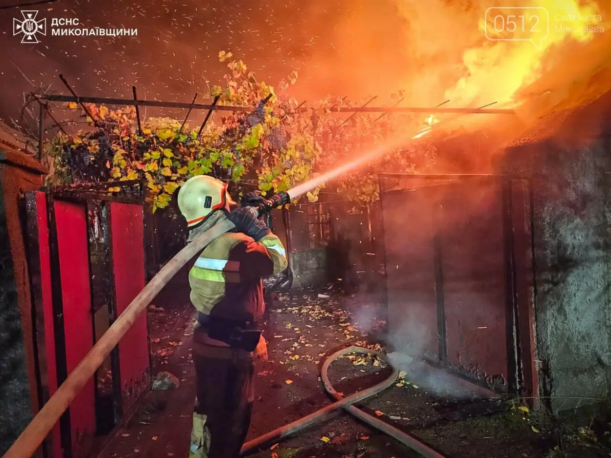 На Миколаївщині за ніч сталося три пожежі: рятувальники ліквідували займання