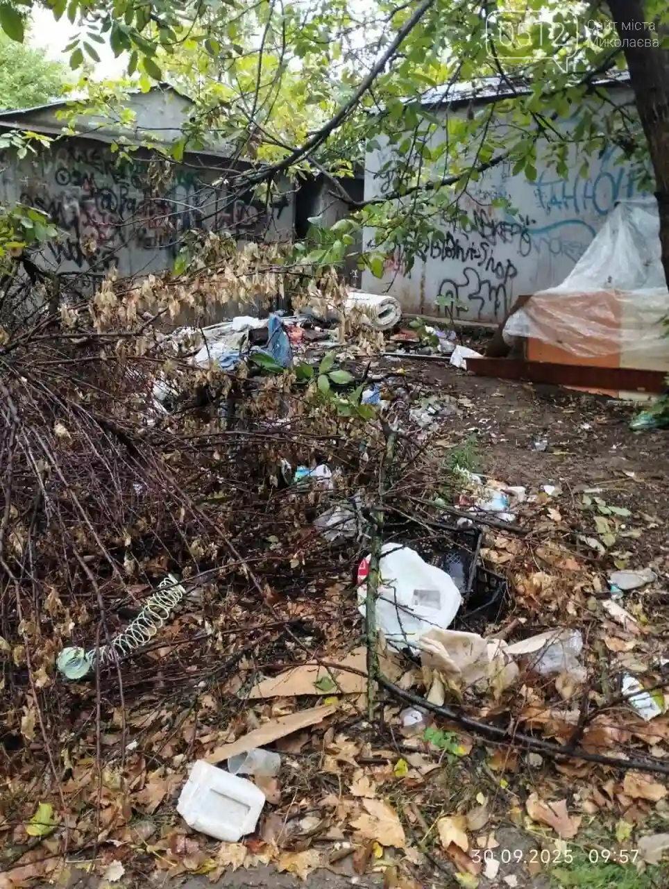 У Миколаєві ліквідували несанкціоноване сміттєзвалище завдяки зверненню через «ЕкоЗагрозу»