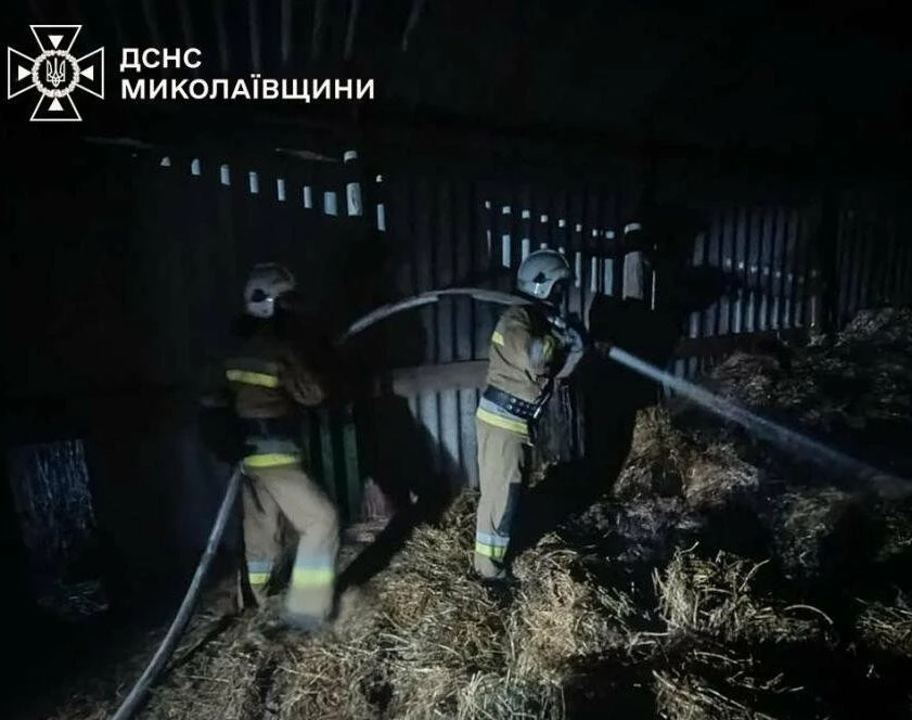 Три пожежі за добу: рятувальники Миколаївщини ліквідували займання у громадах області