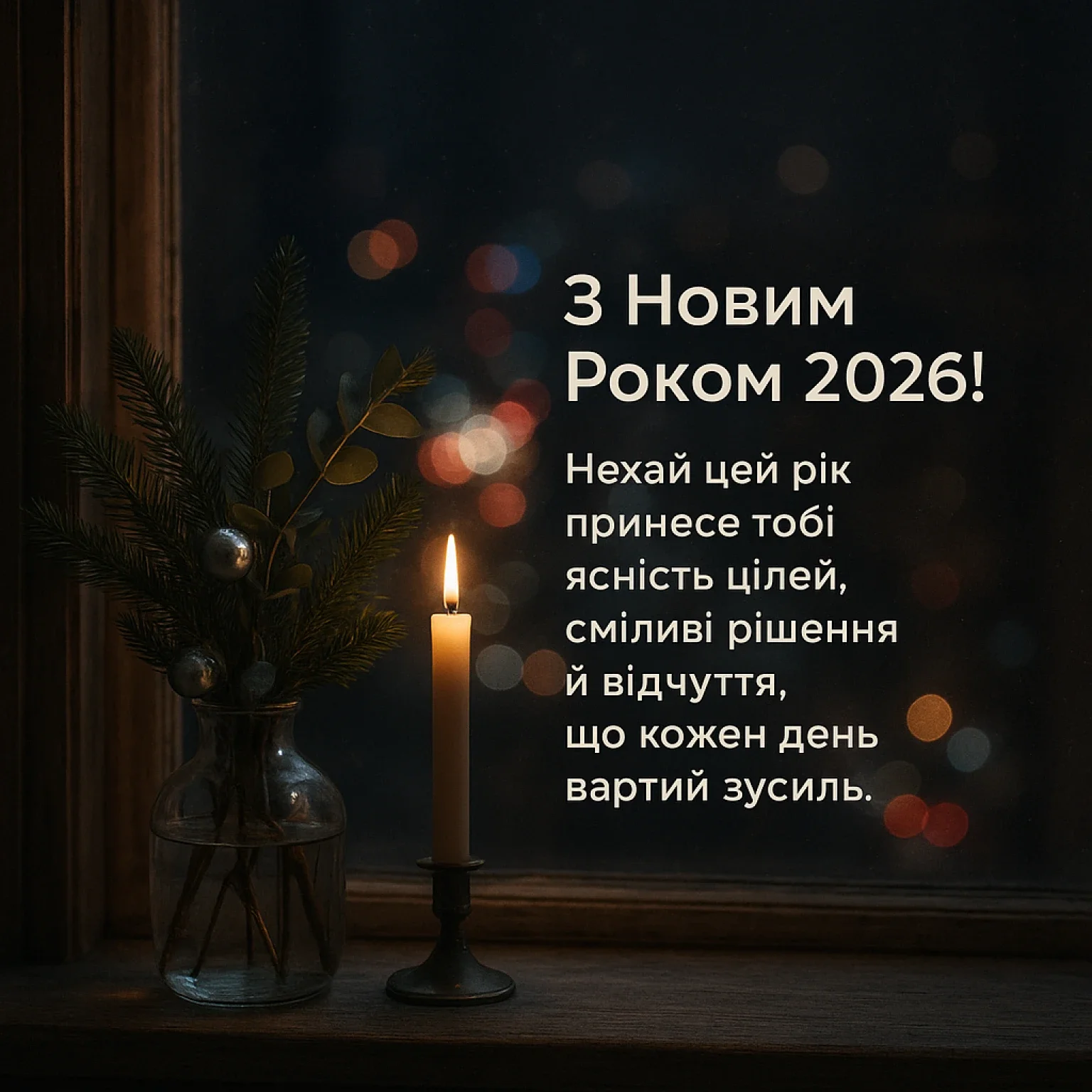 Привітання з новим роком 2026