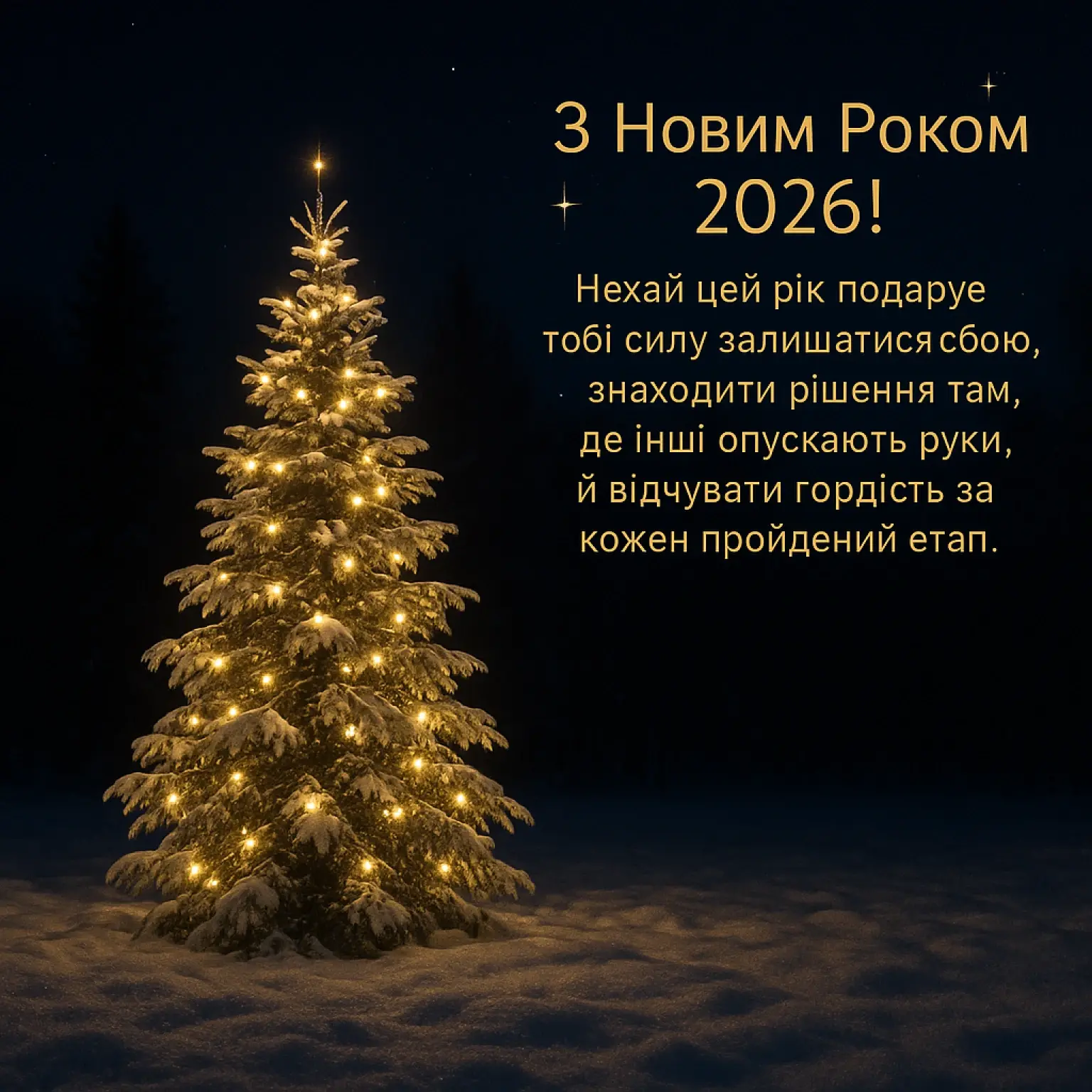 Привітання з новим роком 2026