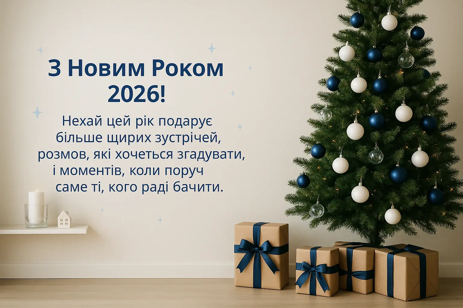 Привітання з новим роком 2026
