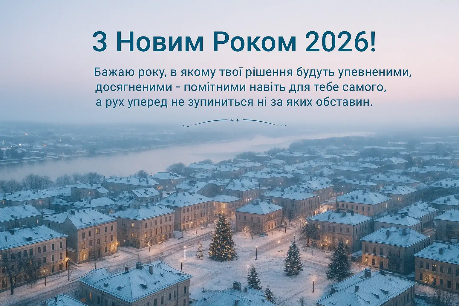 Привітання з новим роком 2026