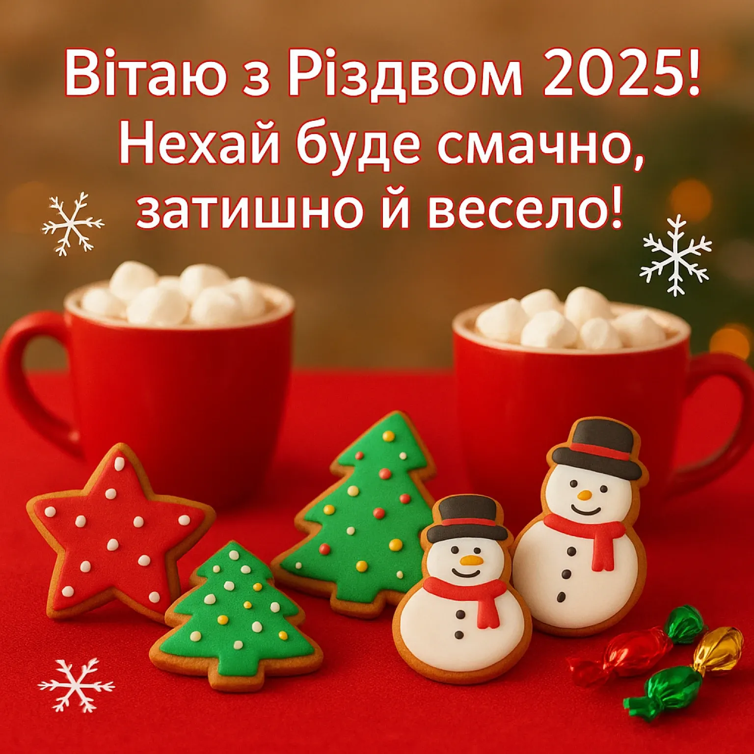 Привітання з різдвом 2025