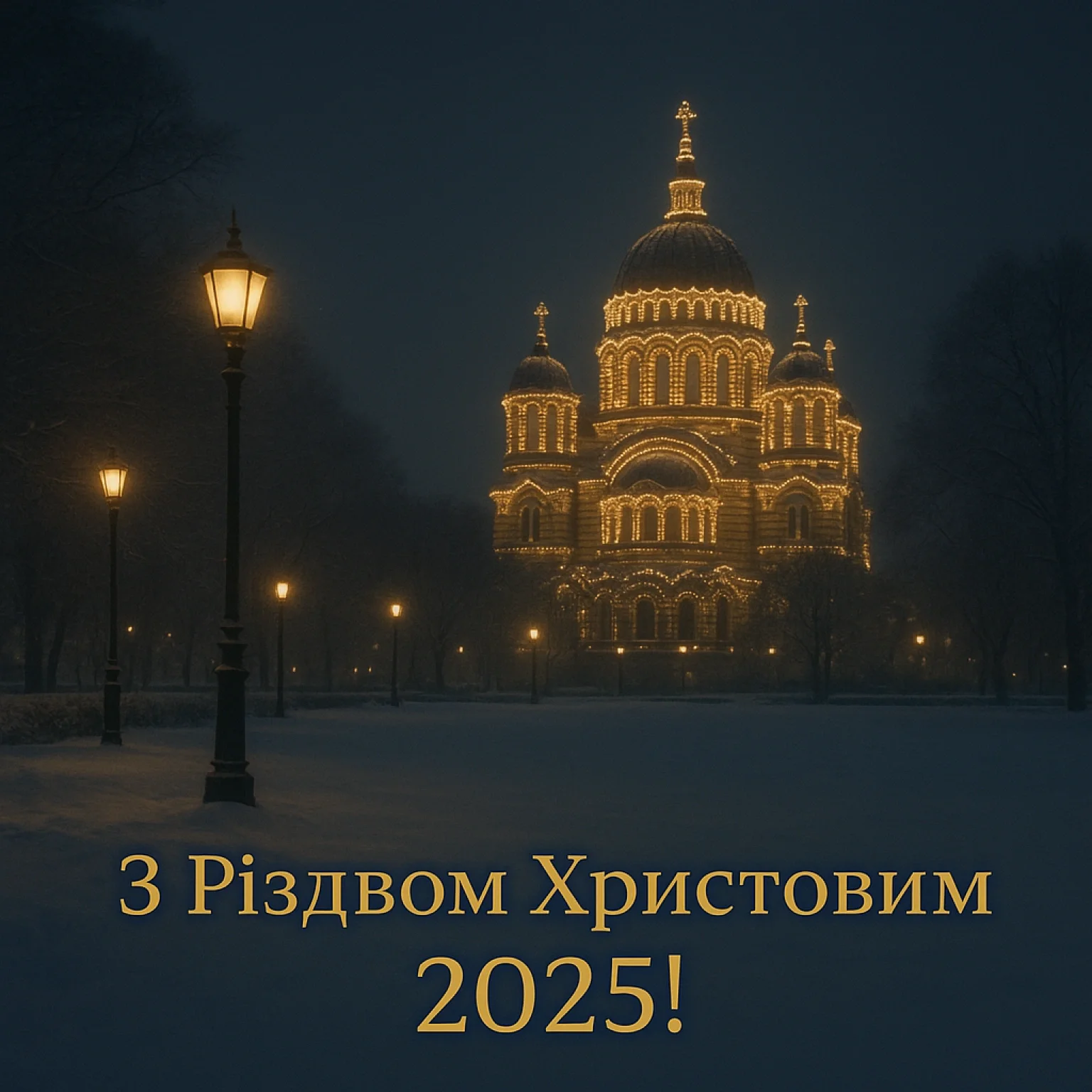 Привітання з різдвом 2025