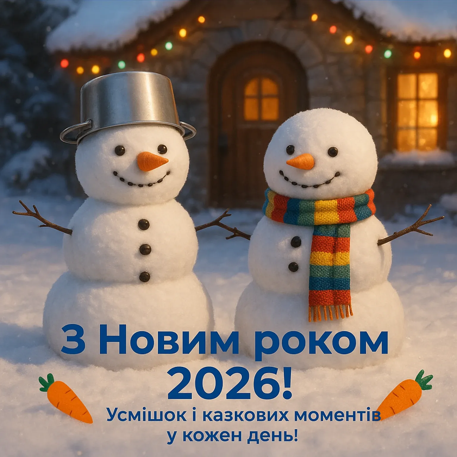 Привітання з прийдешнім новим роком 2026