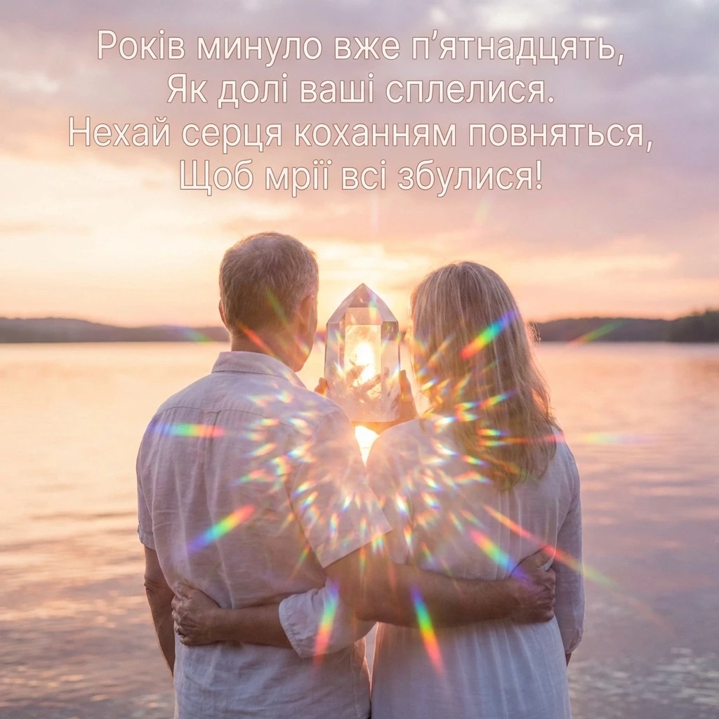 кришталеве 15 років весілля картинки