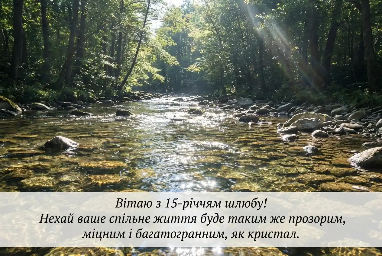 кришталеве 15 років весілля картинки