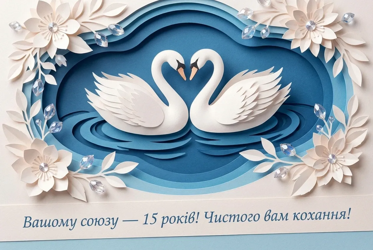 кришталеве 15 років весілля картинки