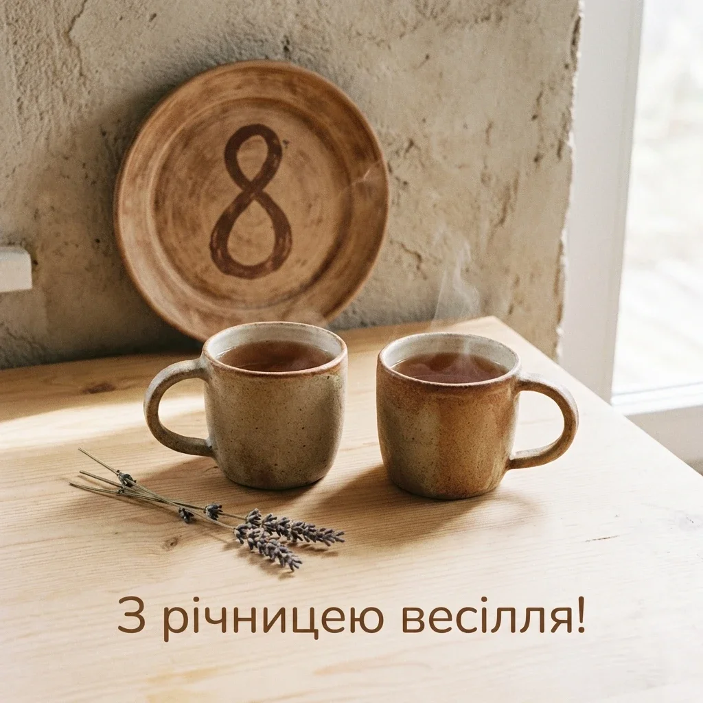 привітання з днем весілля 8 років