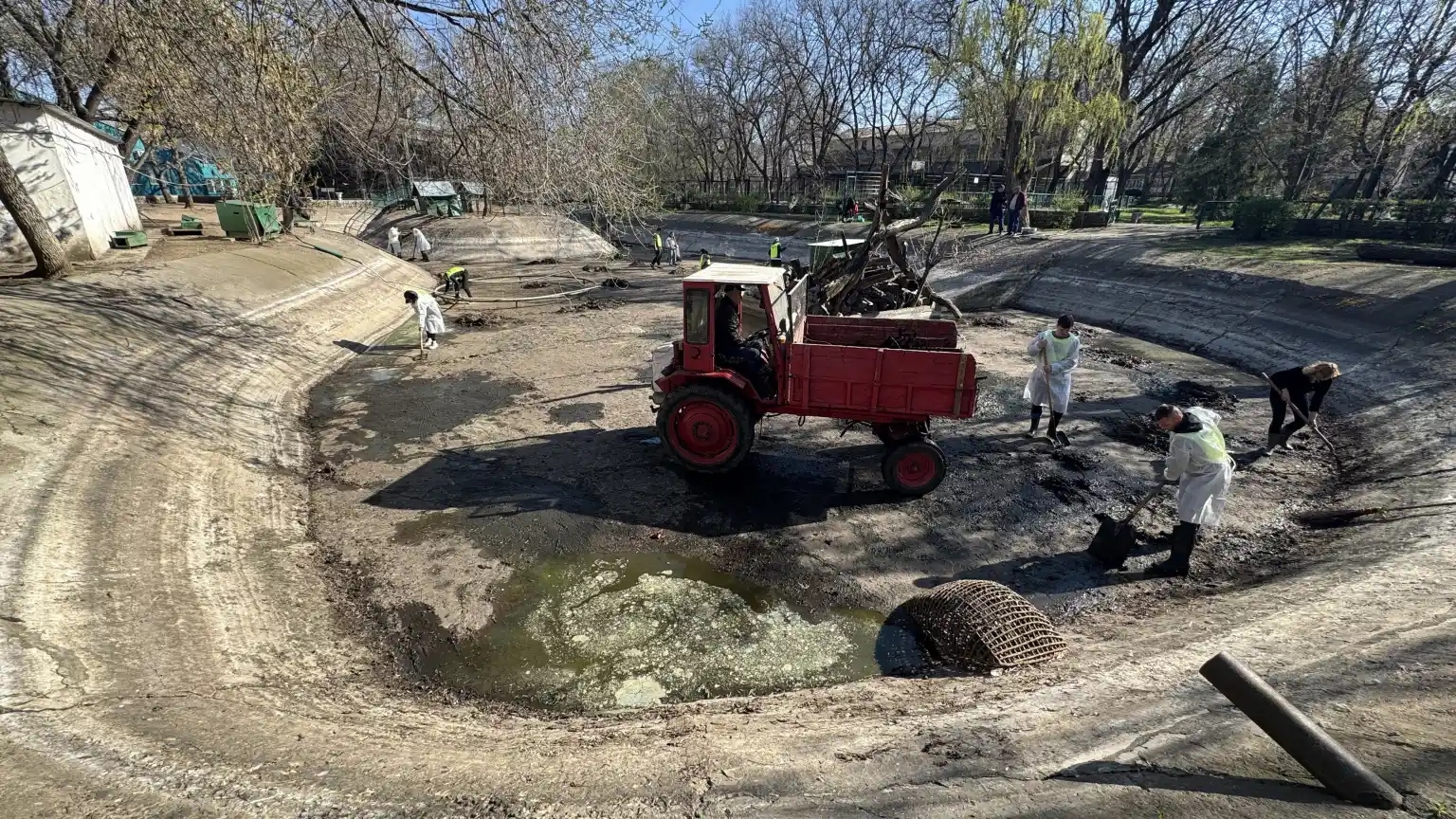 Громада Миколаєва долучилася до весняного впорядкування водойм у зоопарку