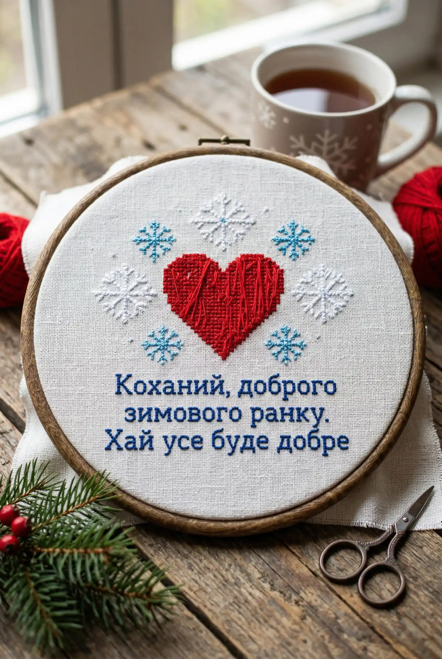 Доброго зимового ранку, коханий: найкращі картинки та душевні листівки для гарного настрою