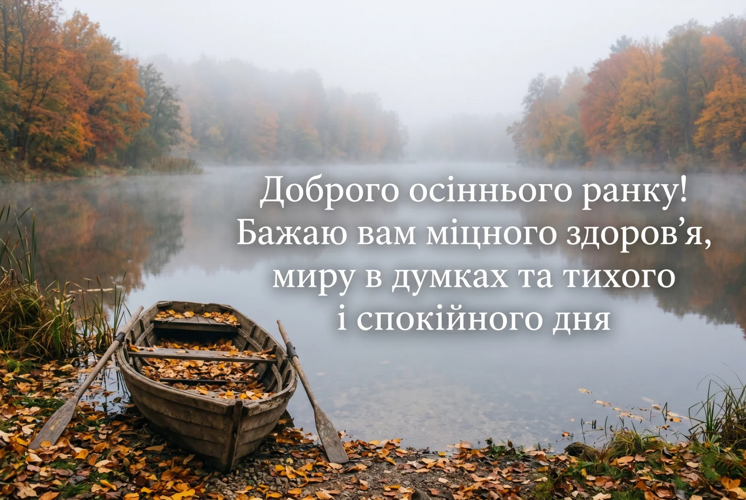 Доброго осіннього ранку: надихаючі картинки та найтепліші побажання для затишного початку дня