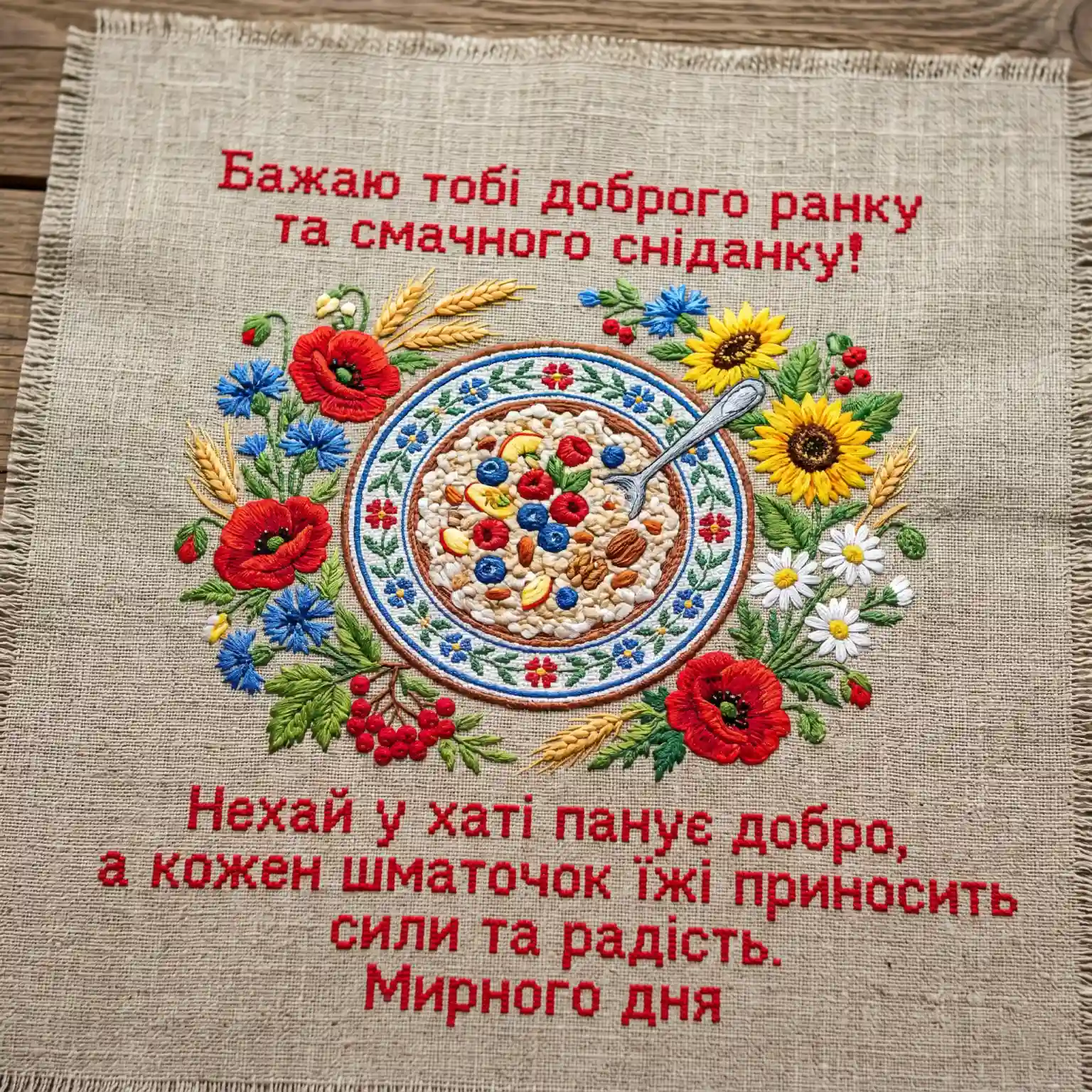 Доброго ранку, смачного сніданку: душевні побажання та красиві листівки для гарного початку дня