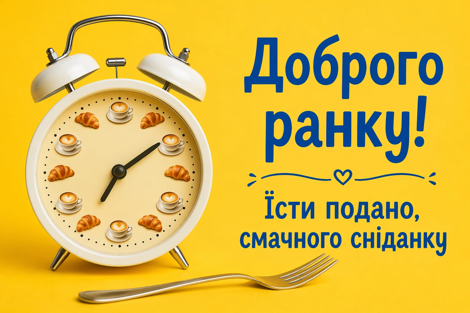 Доброго ранку, смачного сніданку: душевні побажання та красиві листівки для гарного початку дня
