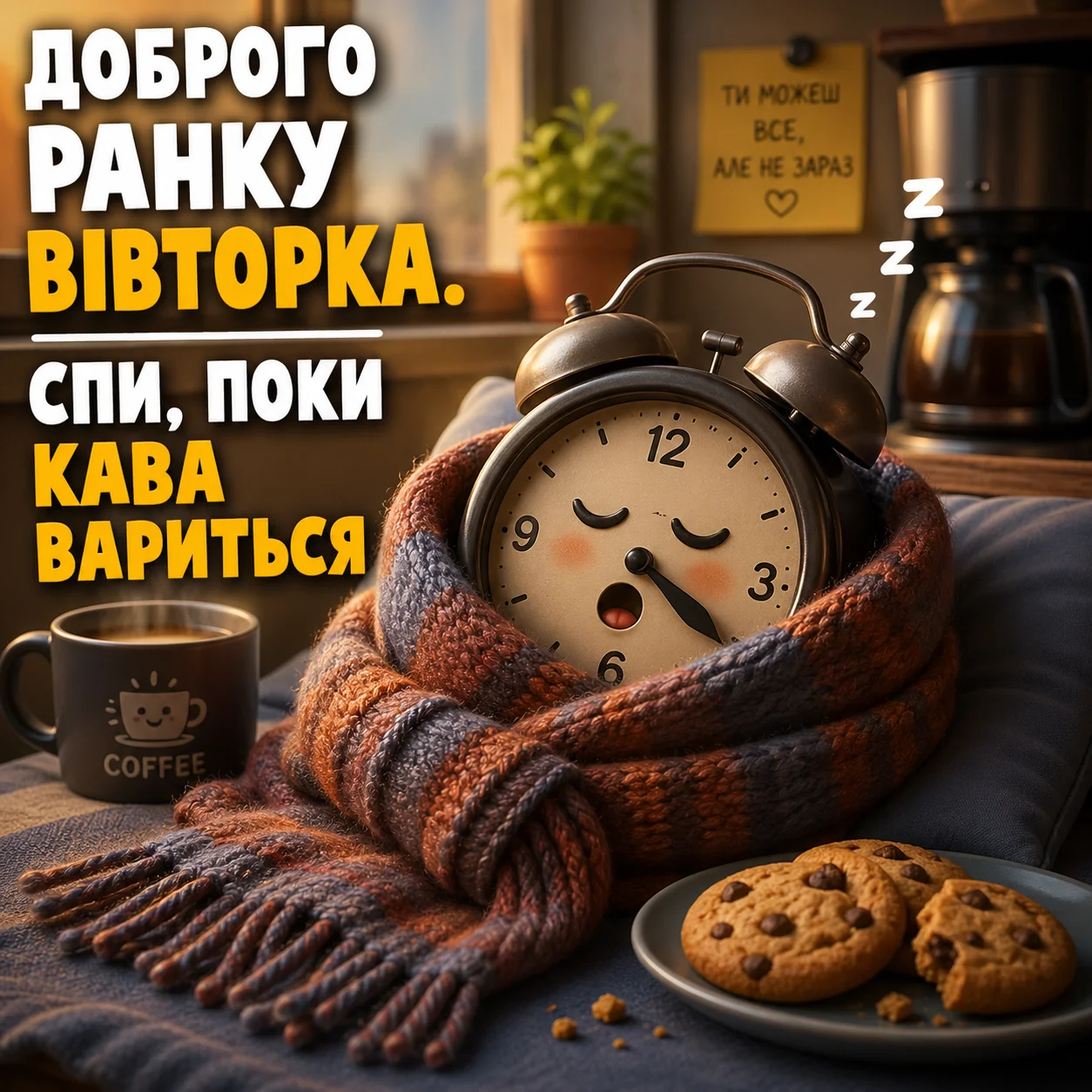 Доброго ранку вівторка: душевні картинки та найкращі побажання для гарного настрою