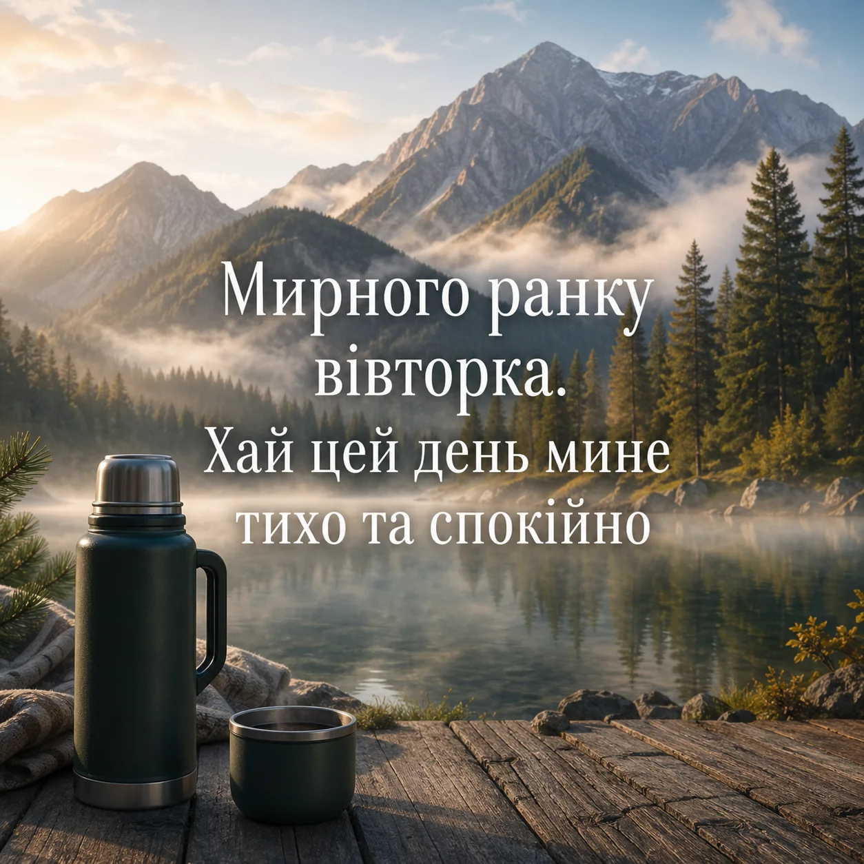 Доброго ранку вівторка: душевні картинки та найкращі побажання для гарного настрою