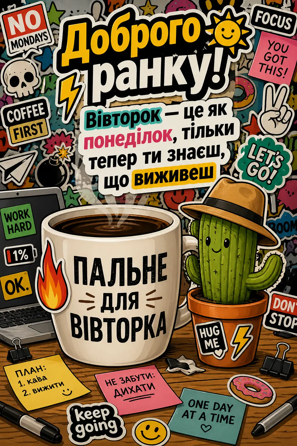 Доброго ранку вівторка: душевні картинки та найкращі побажання для гарного настрою