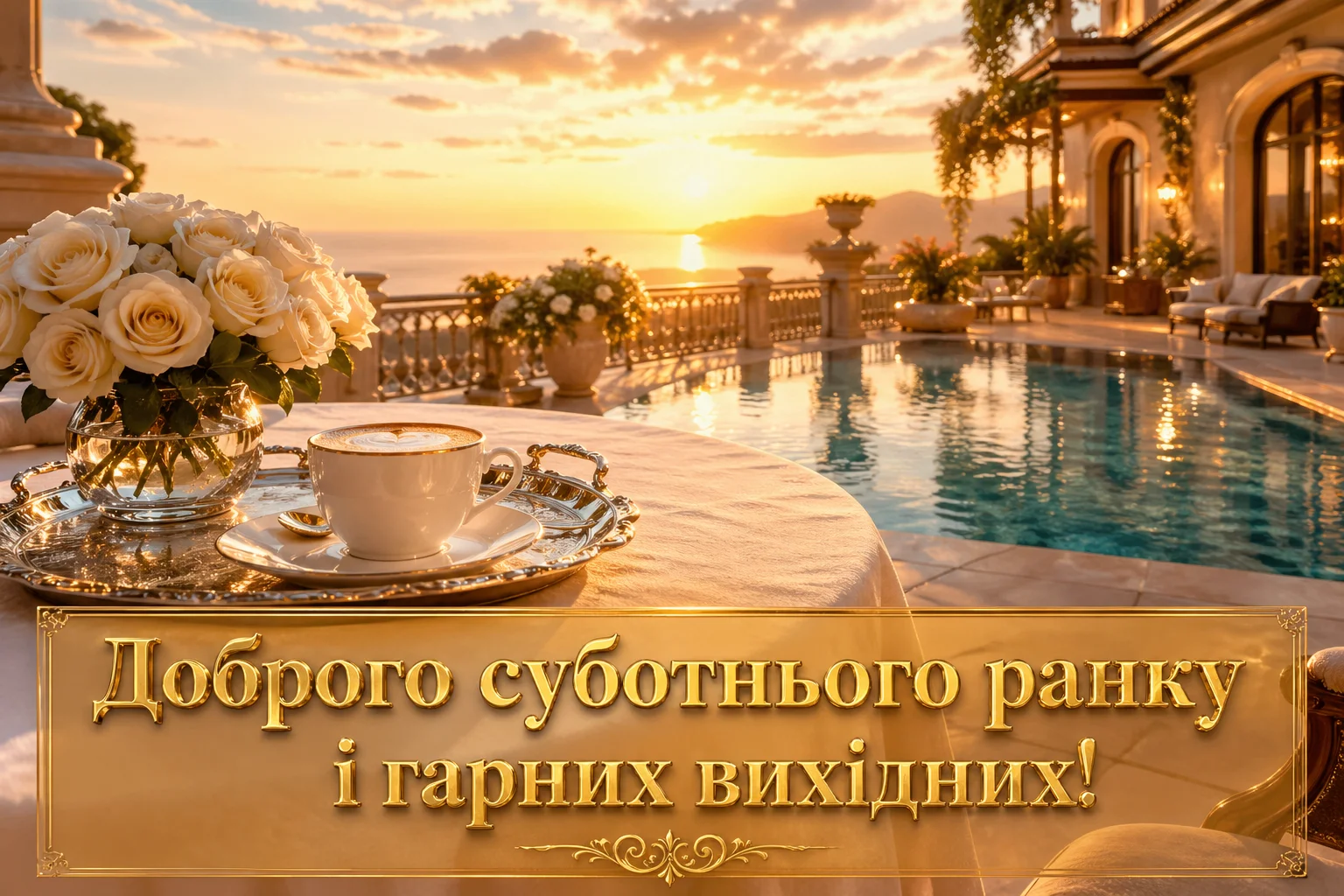 Доброго суботнього ранку і гарних вихідних: душевні картинки та щирі вітання