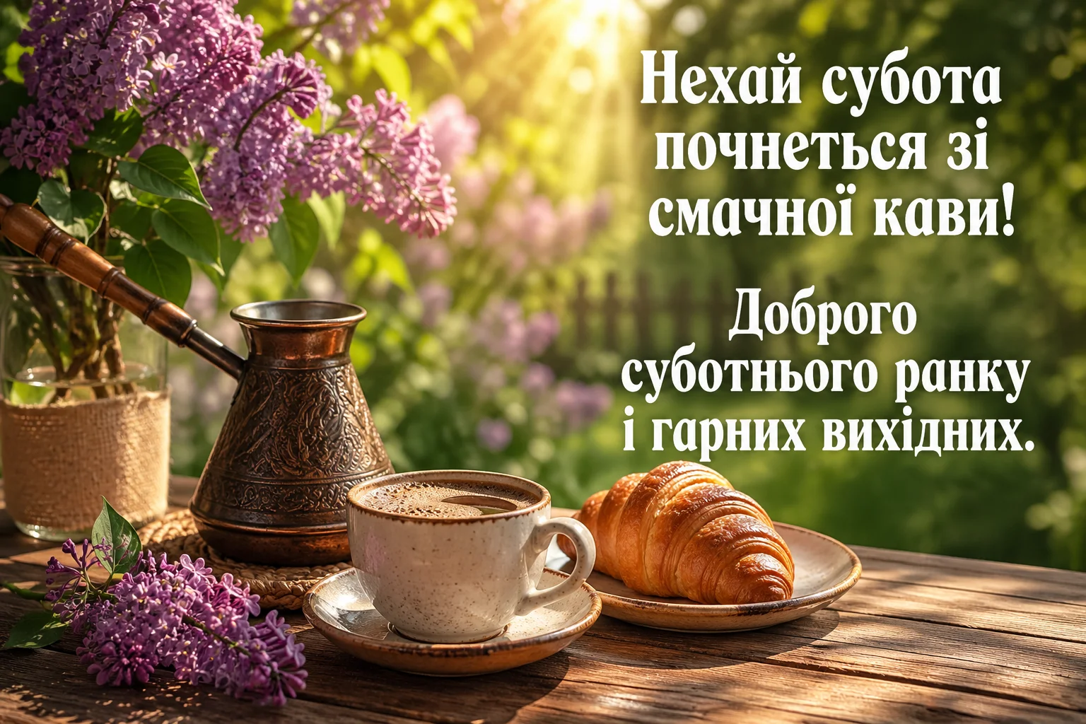 Доброго суботнього ранку і гарних вихідних: душевні картинки та щирі вітання