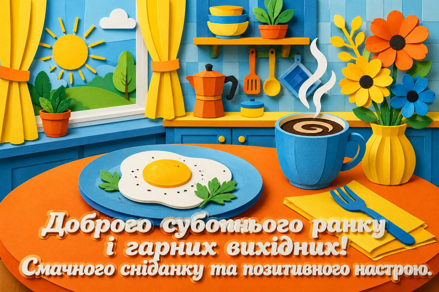 Доброго суботнього ранку і гарних вихідних: душевні картинки та щирі вітання