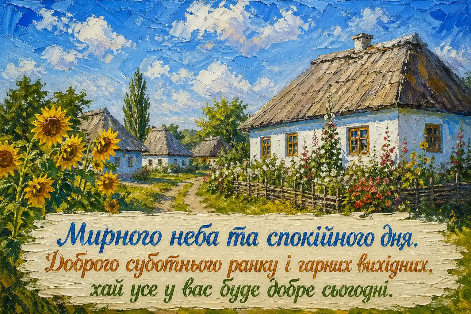 Доброго суботнього ранку і гарних вихідних: душевні картинки та щирі вітання