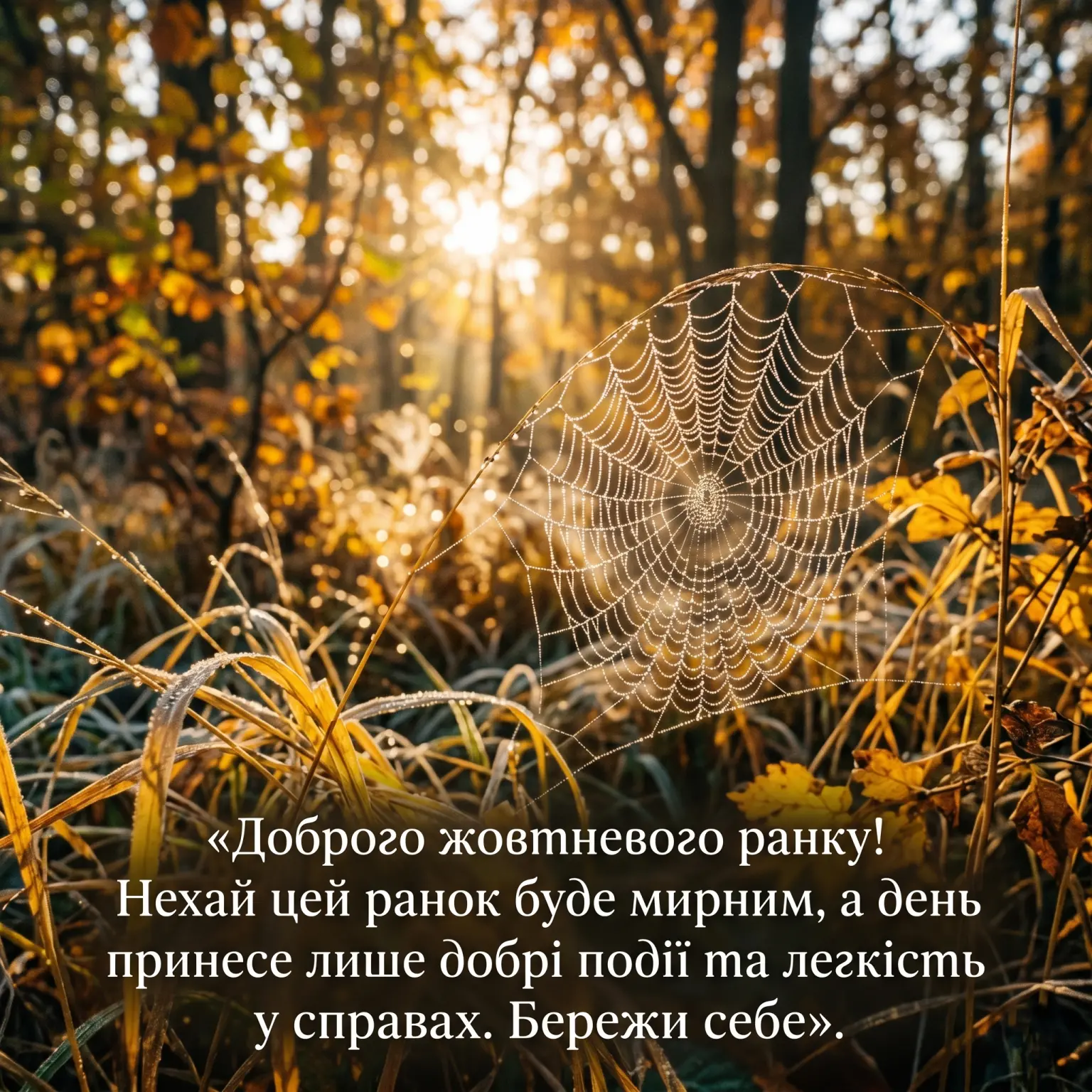 Доброго жовтневого ранку: душевні картинки та щирі побажання для гарного настрою