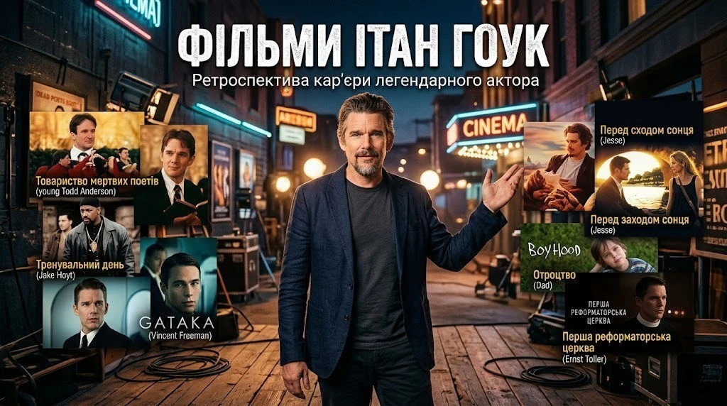 Кращі фільми Ітана Гоука для перегляду вдома