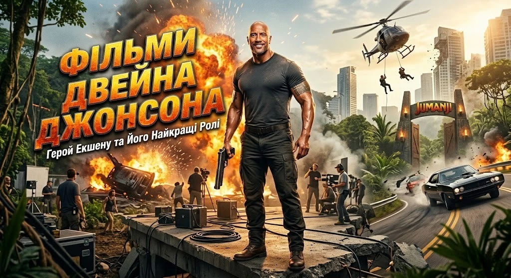 Що дивитися: фільми Двейна Джонсона за жанрами