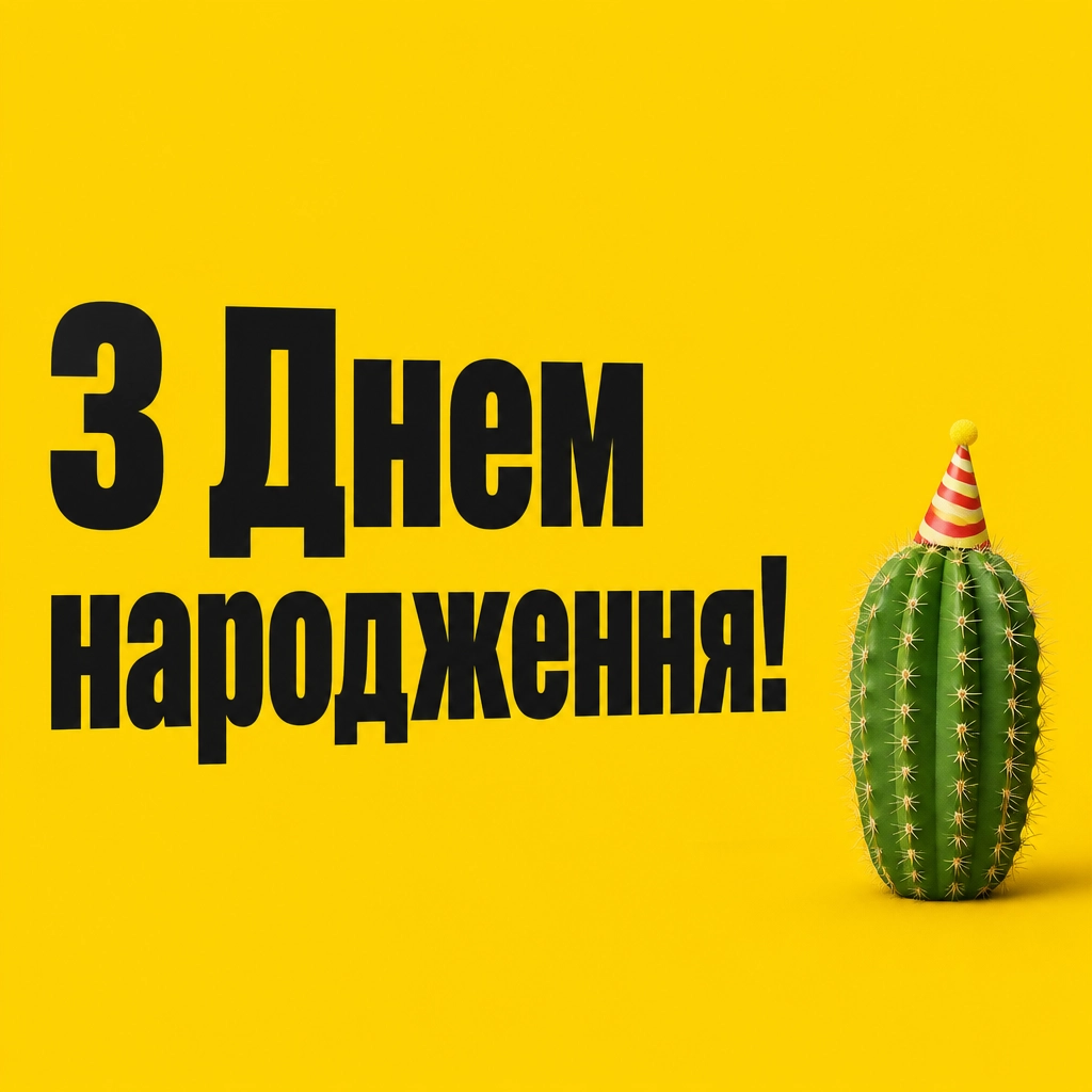 привітання з днем народження українською