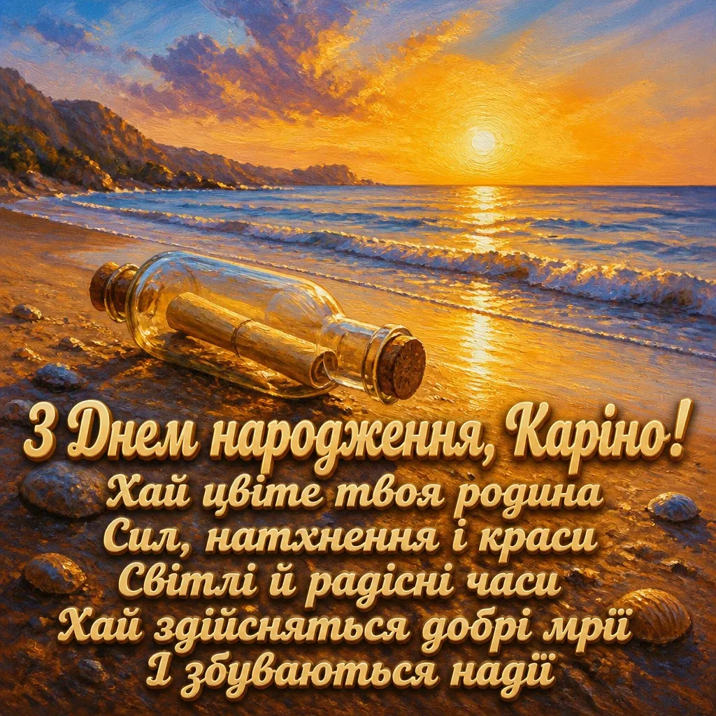 каріна з днем народження