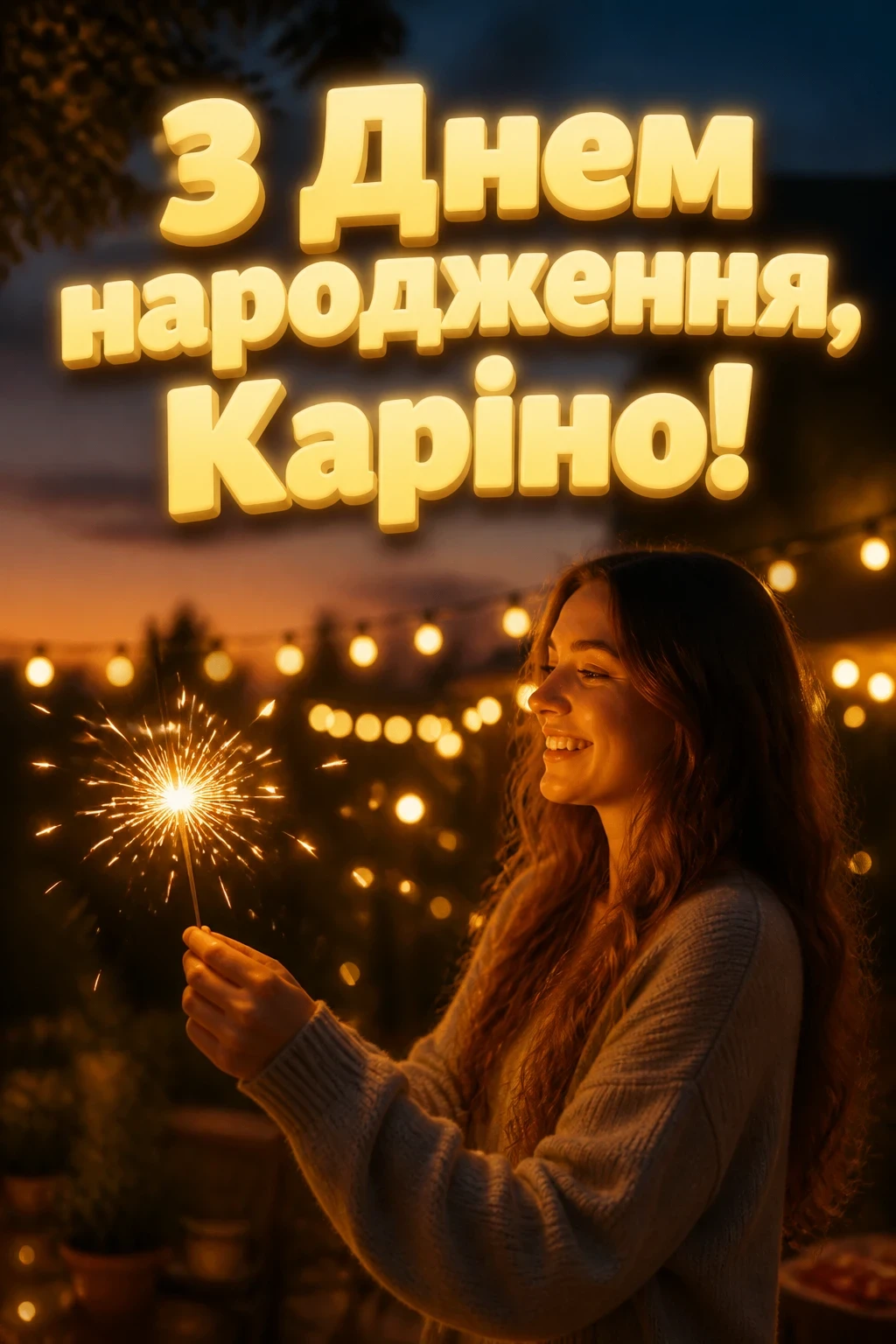 каріна з днем народження