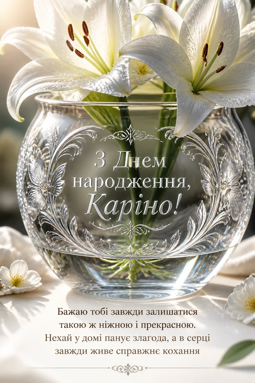 каріна з днем народження