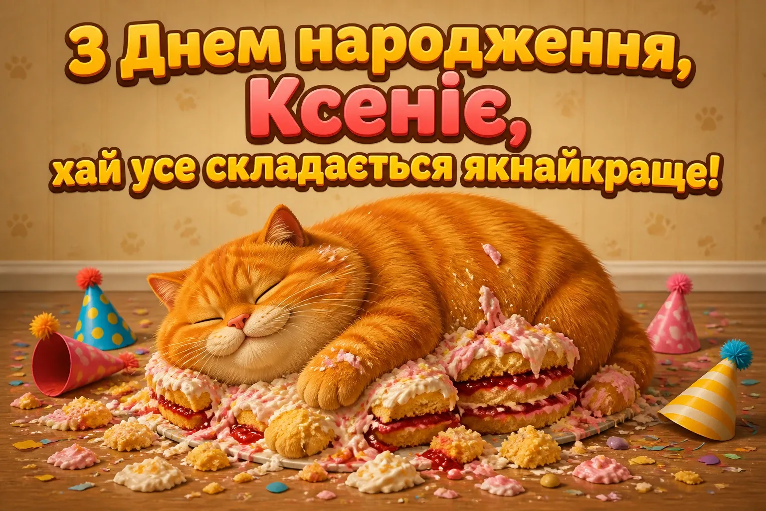 з днем народження ксенія