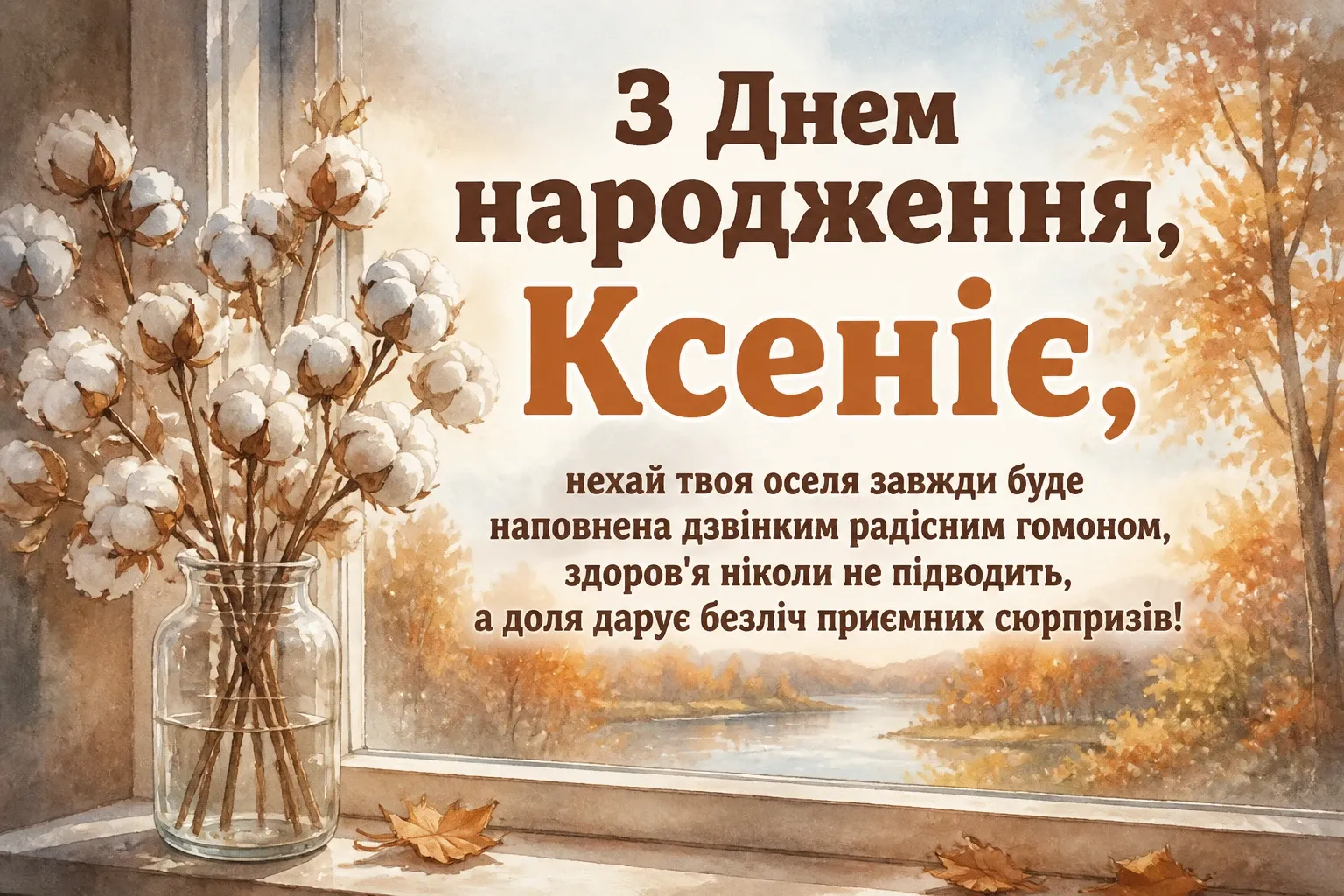 з днем народження ксенія