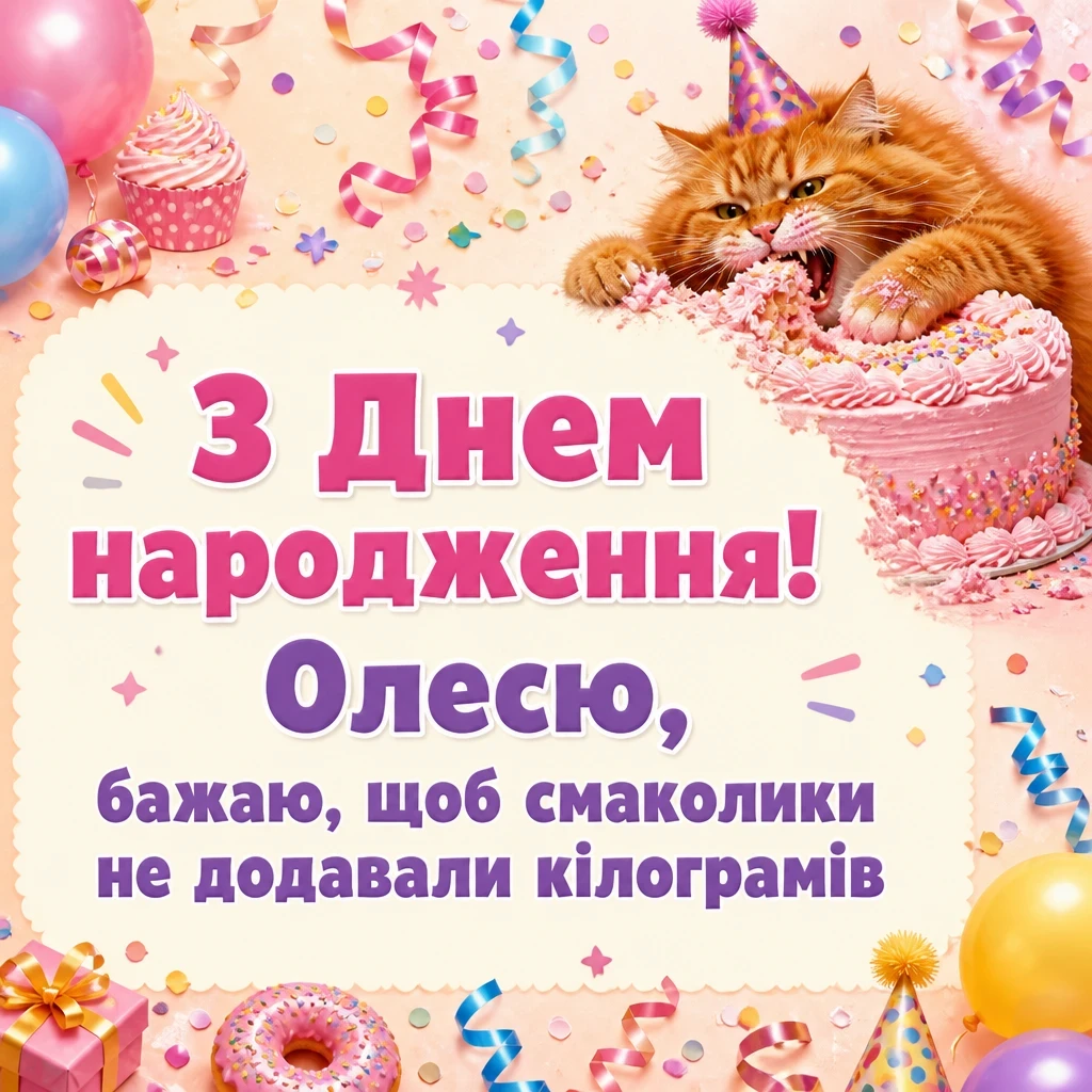 з днем народження олеся