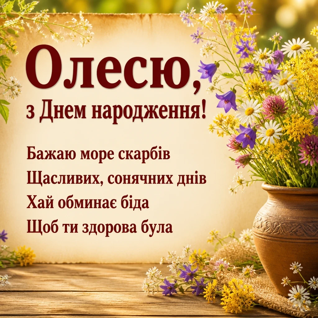 з днем народження олеся