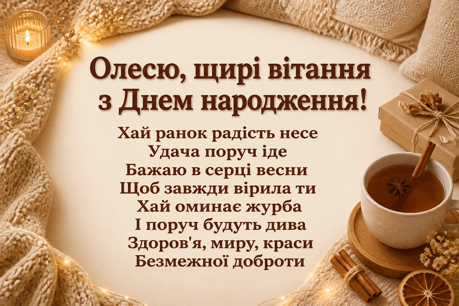 з днем народження олеся