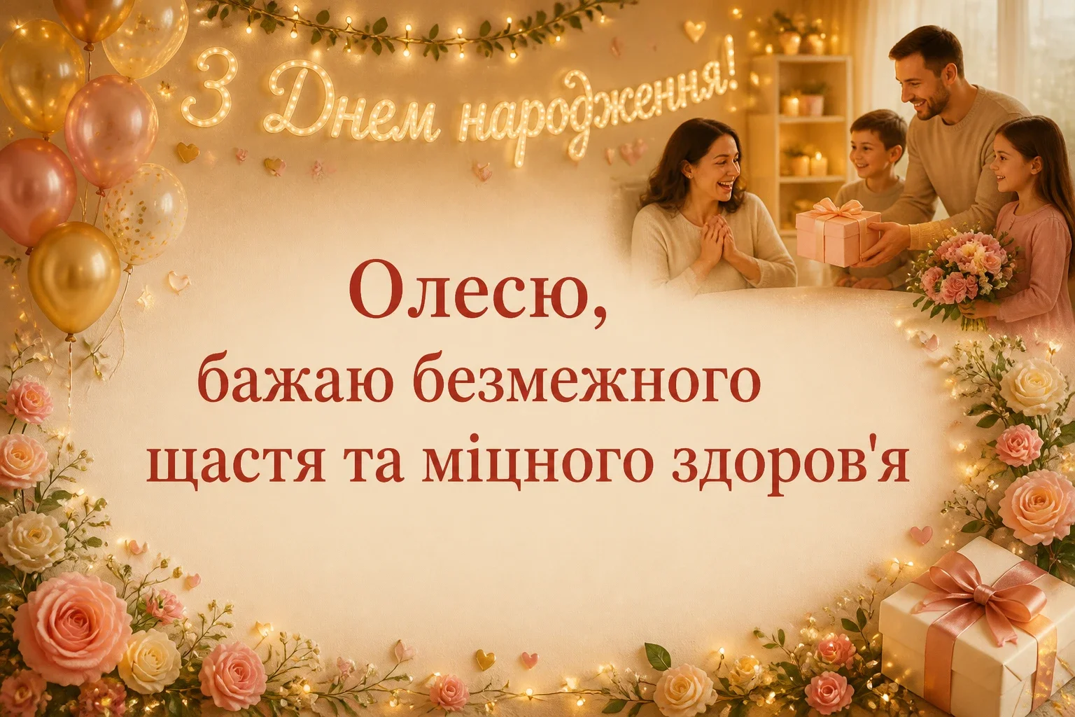 з днем народження олеся