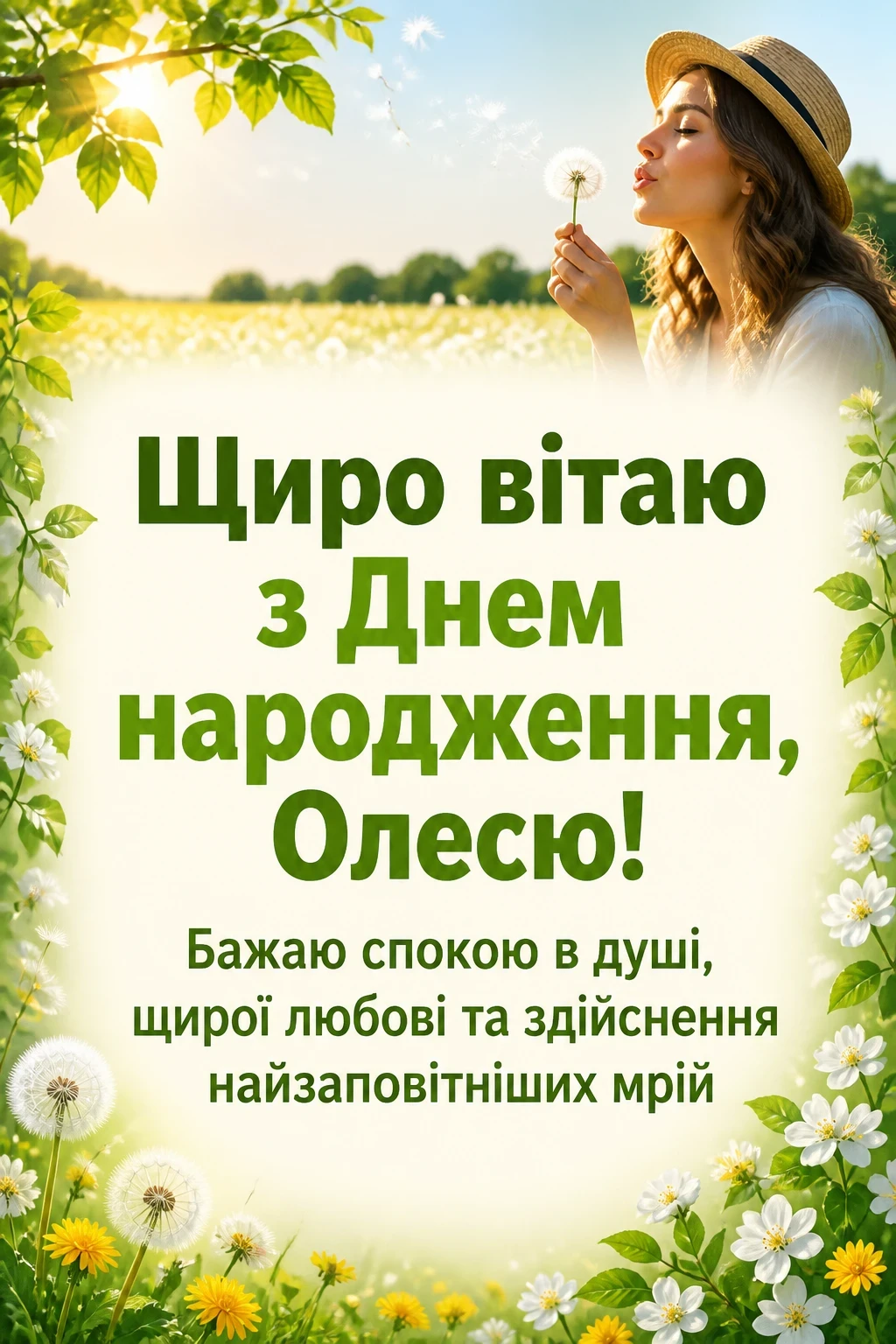 з днем народження олеся