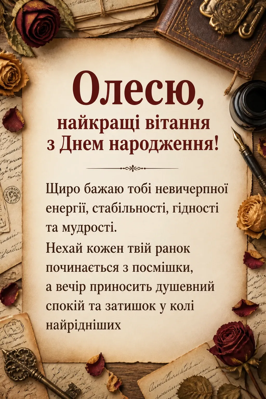 з днем народження олеся