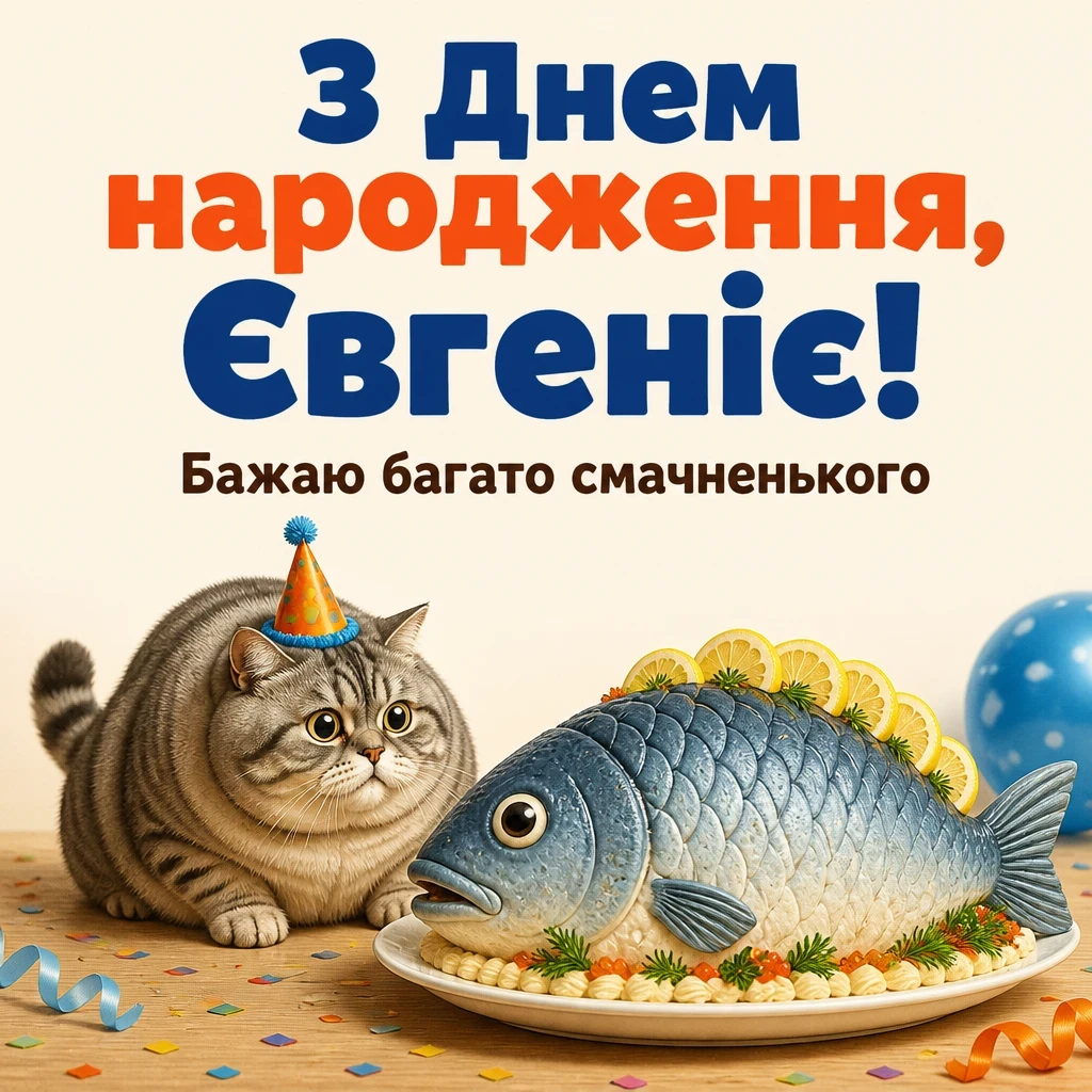 з днем народження євгенія