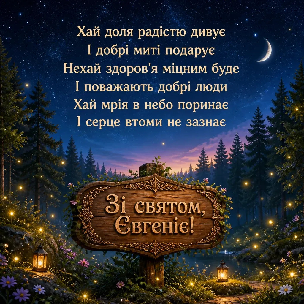 з днем народження євгенія