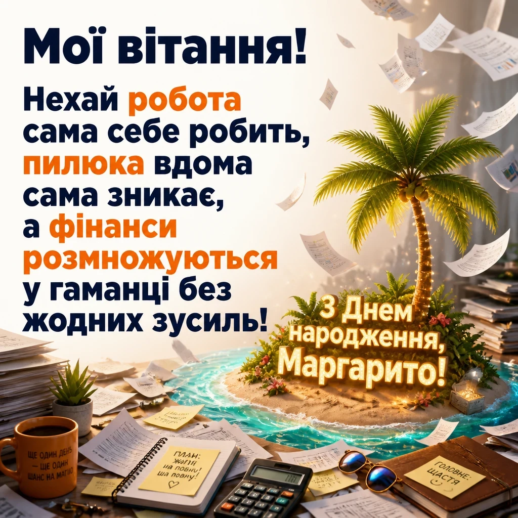 з днем народження маргарита