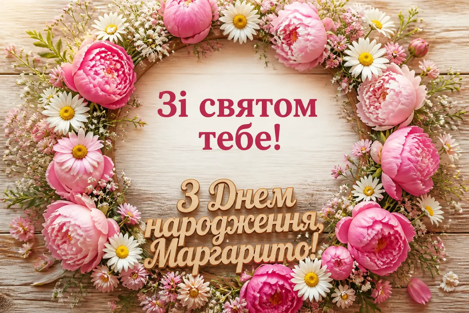 з днем народження маргарита
