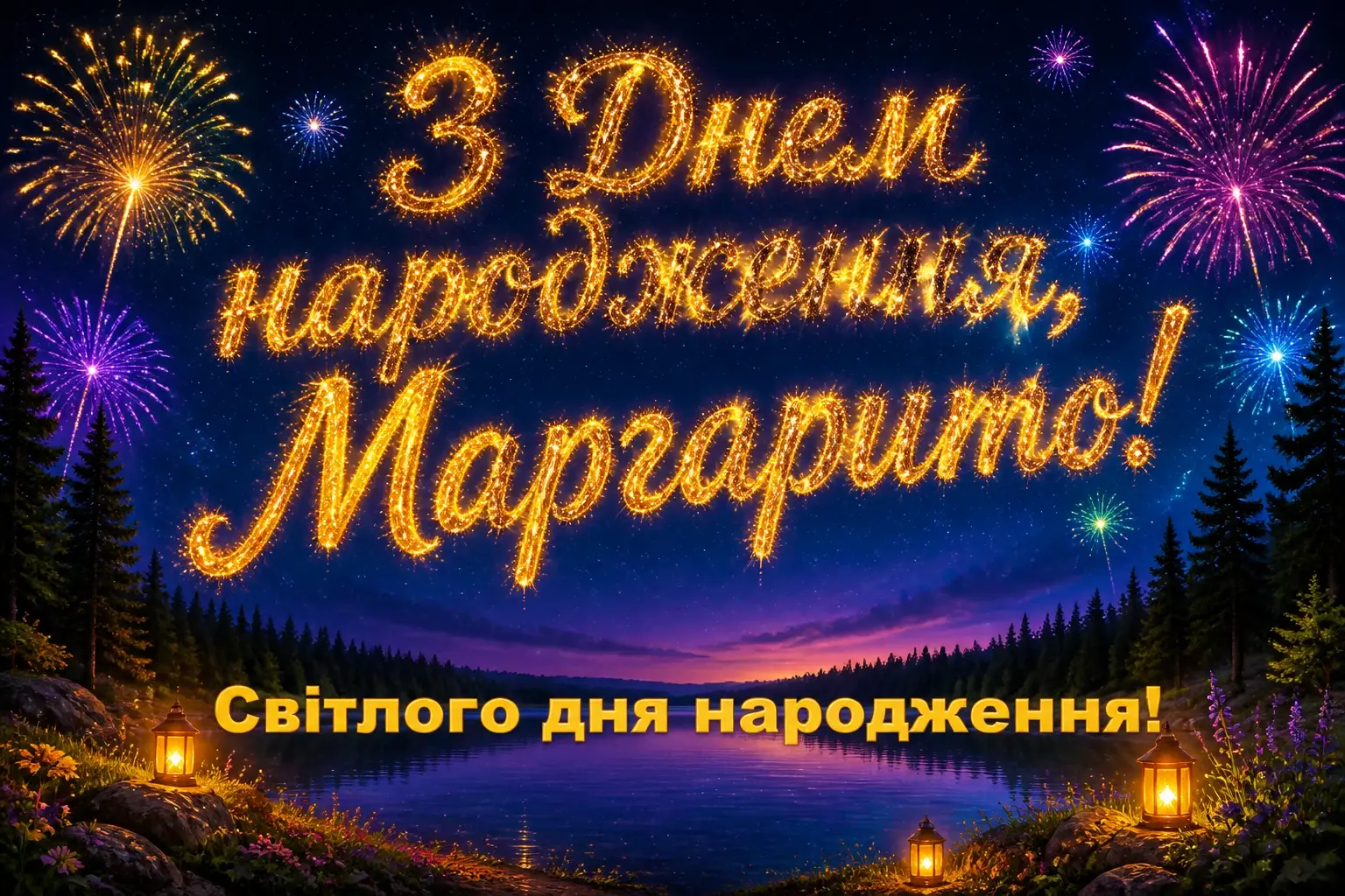 з днем народження маргарита
