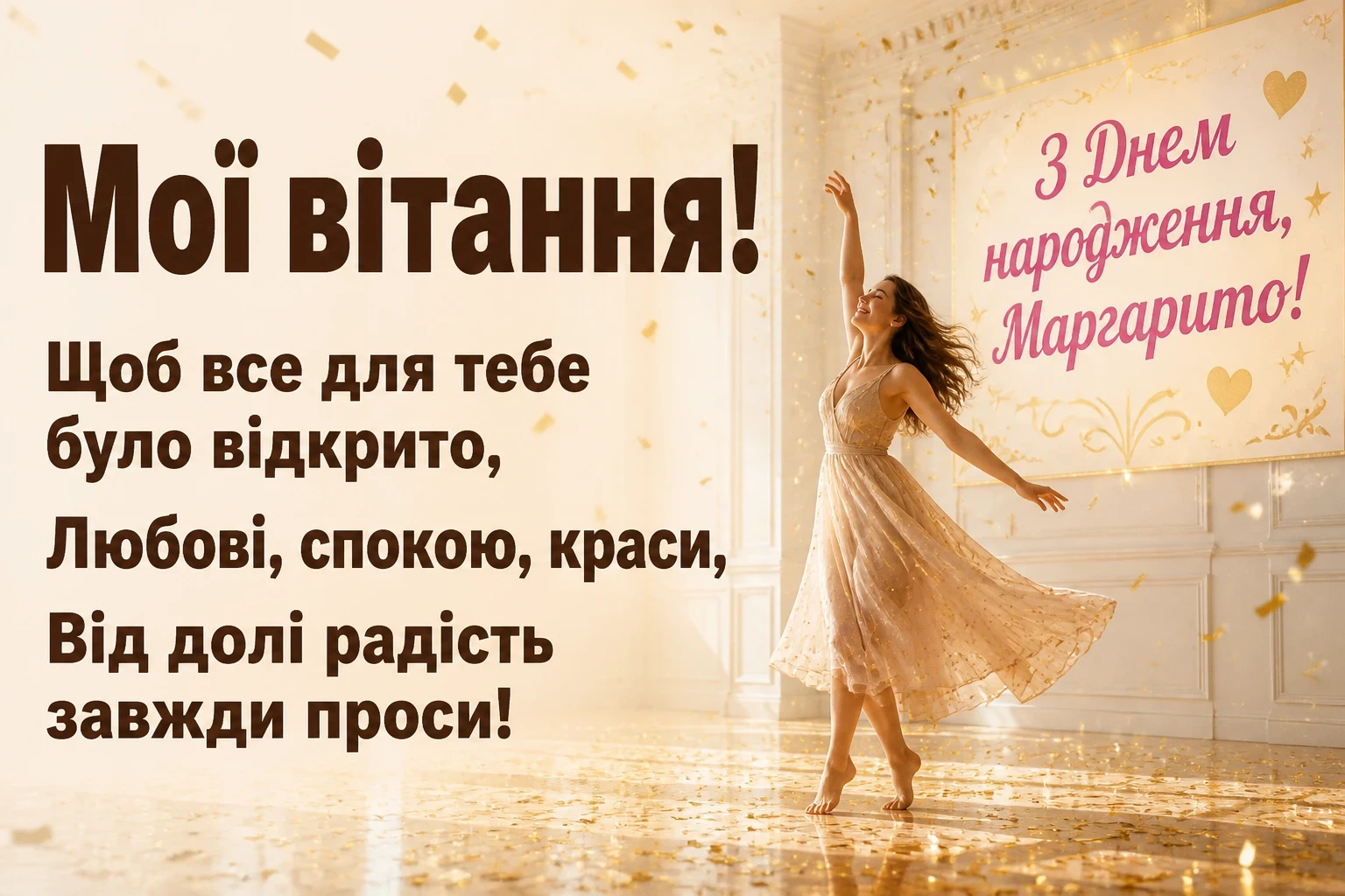 з днем народження маргарита