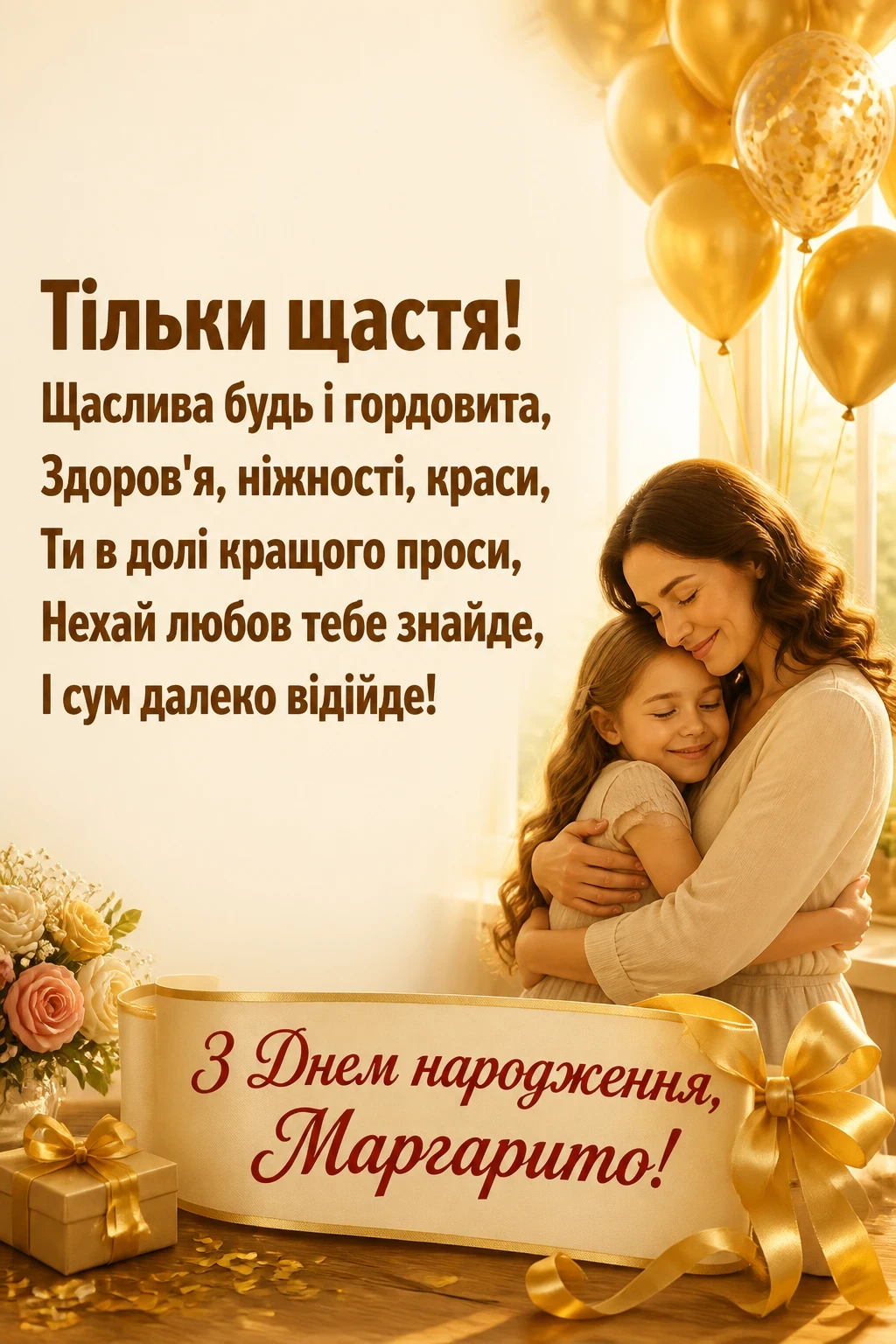 з днем народження маргарита