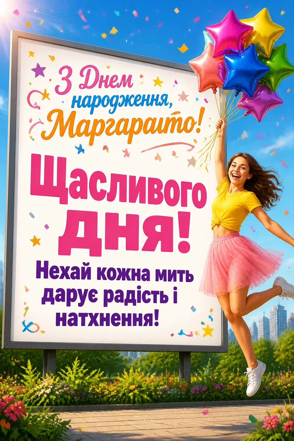 з днем народження маргарита